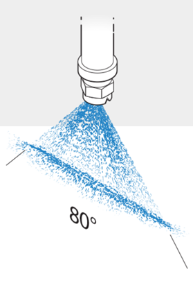 Nozzle - 1/2" F80-80 (fan)